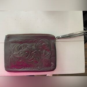 Patrica Nash Leather Wristlet